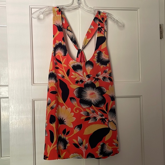 J.Crew Hibiscus Twist Back Halter Top A7488 - Picture 3 of 8